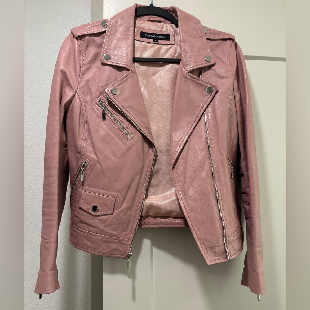 Wilsons Leather Genuine Leather Moto Jacket